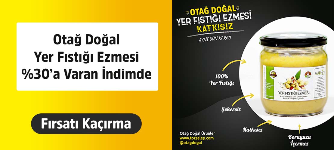 Yer Fıstığı Ezmesi %100 Katkısız ve Şeker İlavesiz Aynı Gün Kargo